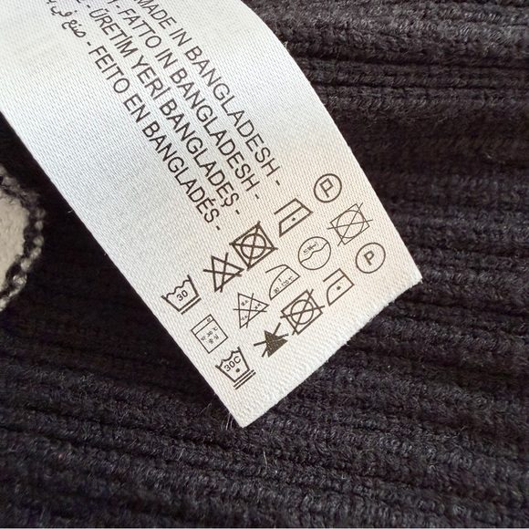 ZARA • Striped Knit Sweater in Black/White - Picture 11 of 12